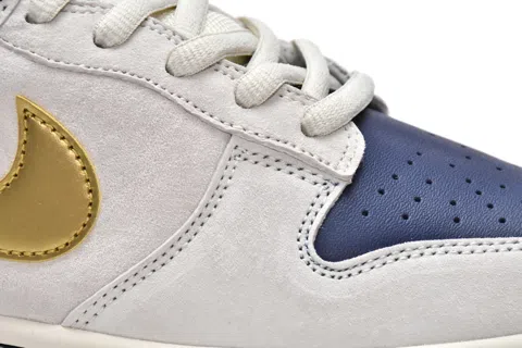Nike Dunk Low White/Blue/Gold – photo 8