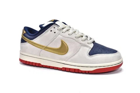 Nike Dunk Low White/Blue/Gold – photo 4