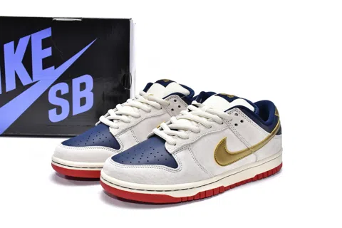 Nike Dunk Low White/Blue/Gold – photo 12