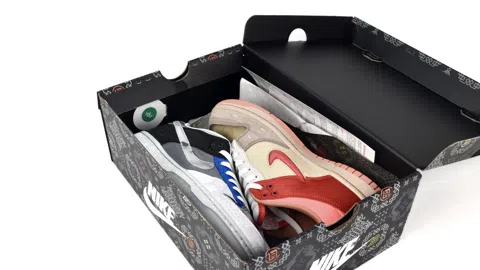 CLOT x Nike Dunk Low Brown/Blue/Grey – photo 10