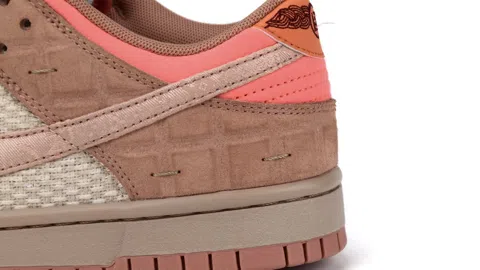 CLOT x Nike Dunk Low Brown/Blue/Grey – photo 7