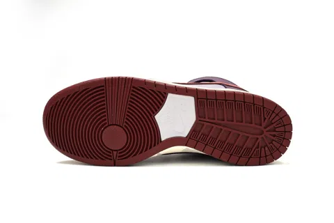Nike Dunk High Purple/Red – photo 4