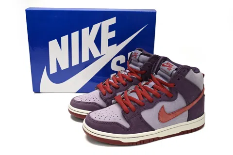 Nike Dunk High Purple/Red – photo 8