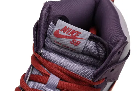 Nike Dunk High Purple/Red – photo 5
