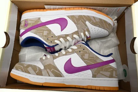 Nike SB Dunk Low White/Blue/Purple – photo 9