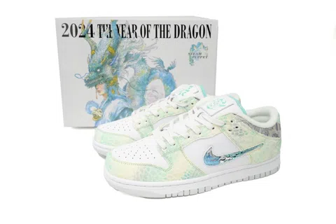Nike Dunk Low Blue/Gold – photo 9