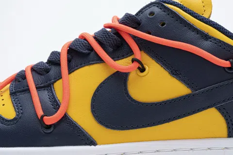 Nike Dunk Low Navy/Yellow – photo 10