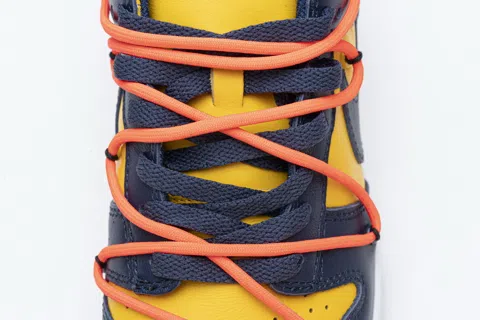 Nike Dunk Low Navy/Yellow – photo 7