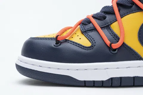 Nike Dunk Low Navy/Yellow – photo 3