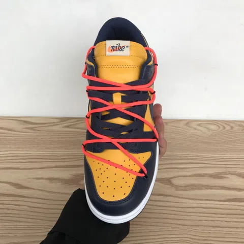 Nike Dunk Low Navy/Yellow – photo 9