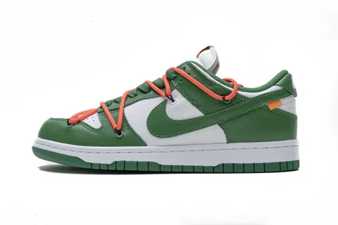 Off-White x Nike Dunk Low Pine Green