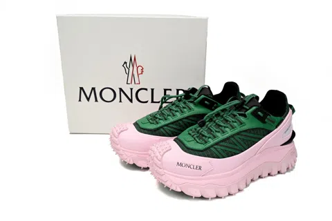 Moncler Trailgrip Green/Pink – photo 8
