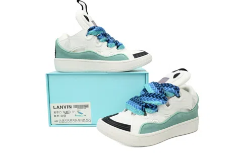 Lanvin Curb White/Blue – photo 7