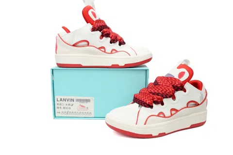 Lanvin Curb White/Red – photo 7