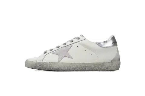 Golden Goose Super-Star Silver Heel