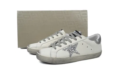 Golden Goose Super-Star Silver Heel Silver Star – photo 7