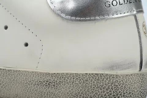 Golden Goose Super-Star Silver Heel Silver Star – photo 5