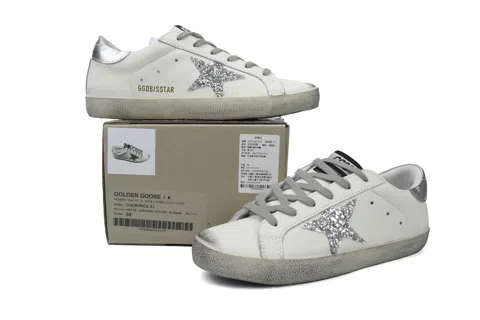 Golden Goose Super-Star Silver Heel Silver Star – photo 6