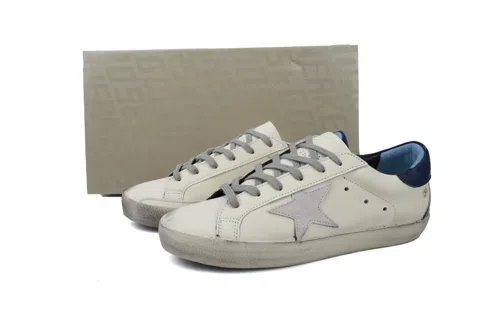 Golden Goose Super-Star Dark Blue Heel – photo 7