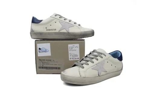 Golden Goose Super-Star Dark Blue Heel – photo 6