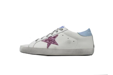 Golden Goose Super-Star Blue Heel