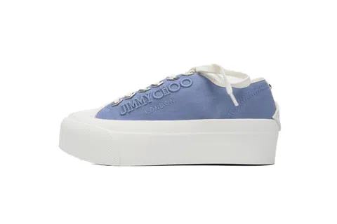 Jimmy Choo Palma Maxi s Jimmy Choo Palma Maxi Blue Canvas Platform Tra