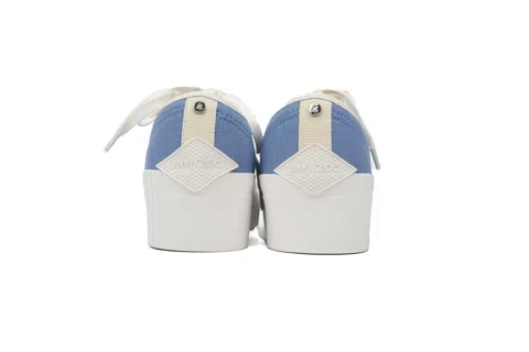 Jimmy Choo Palma Maxi s Jimmy Choo Palma Maxi Blue Canvas Platform Tra – photo 3