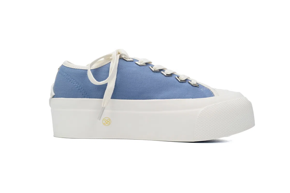 Jimmy Choo Palma Maxi s Jimmy Choo Palma Maxi Blue Canvas Platform Tra – photo 2