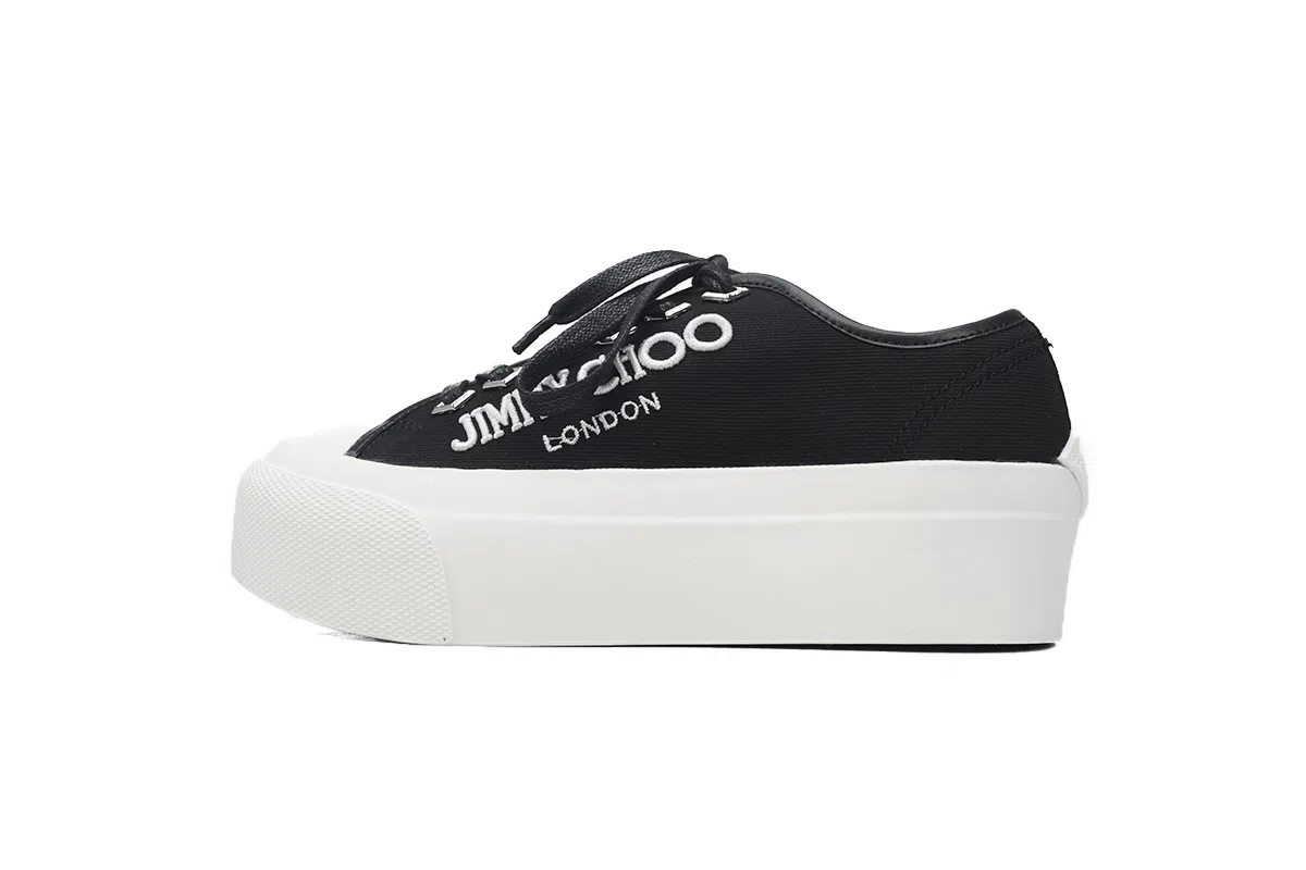 Jimmy Choo Palma Maxi s Jimmy Choo Palma Maxi Black and Latte Canvas P – photo 1