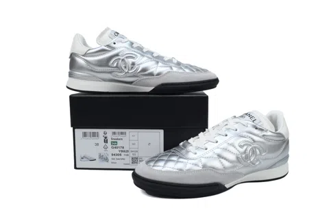 Chanel Sneakers Silver – photo 6