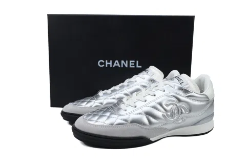 Chanel Sneakers Silver – photo 7