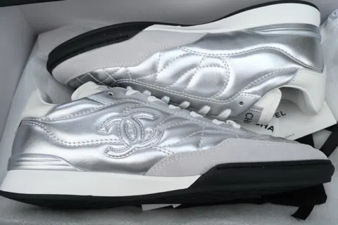 Chanel Sneakers Silver – photo 8