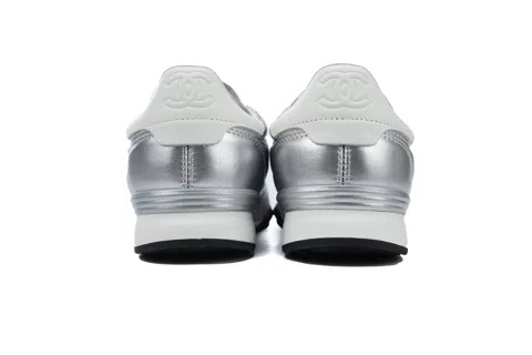 Chanel Sneakers Silver – photo 3