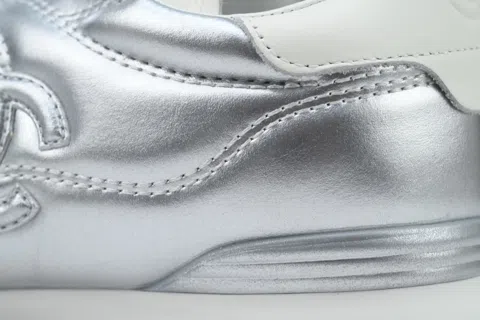 Chanel Sneakers Silver – photo 5