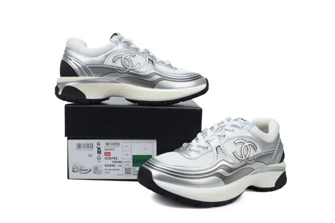 Chanel Running Shoes Silver/Black – photo 6