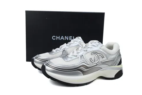 Chanel Running Shoes Silver/Black – photo 7