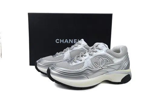 Chanel Running Shoes Silver – photo 7