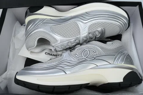 Chanel Running Shoes Silver – photo 8
