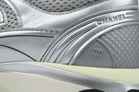 Chanel Running Shoes Silver – photo 5