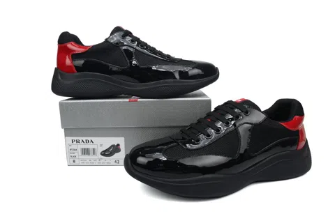 Prada Sneakers Black/Red – photo 6