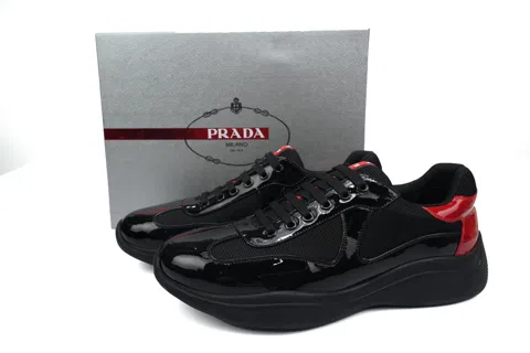 Prada Sneakers Black/Red – photo 7