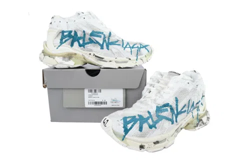 Balenciaga Runner Graffiti - White Blue – photo 7