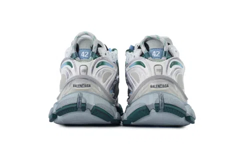 Balenciaga Runner White Green Blue – photo 3