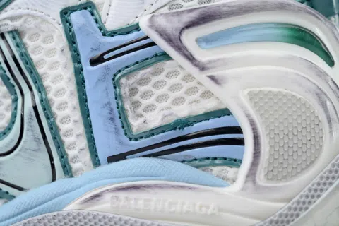 Balenciaga Runner White Green Blue – photo 5