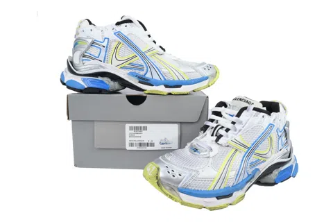 Balenciaga Runner White Yellow Blue – photo 7