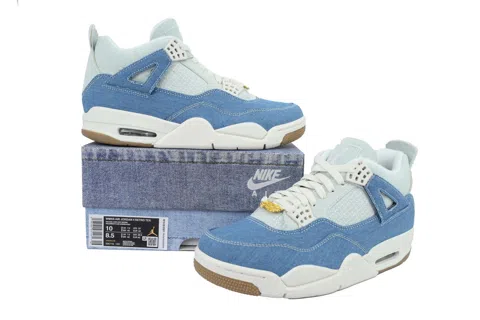 Air Jordan 4 Worn Blue Denim – photo 7