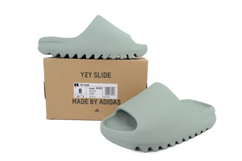 Yeezy Slide Light Grey/Green – photo 7
