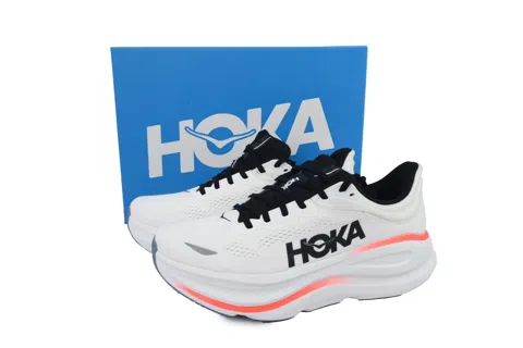 HOKA Bondi 9 Black White Red – photo 7