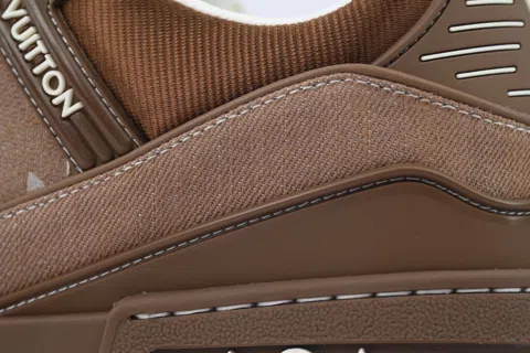 Louis Vuitton Trainer Brown Denim – photo 5