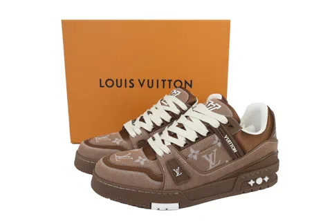 Louis Vuitton Trainer Brown Denim – photo 6